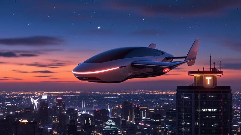 Flying Tesla Concept
