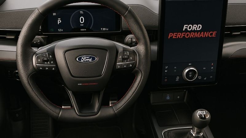 Ford patented EV Shifter in a car 