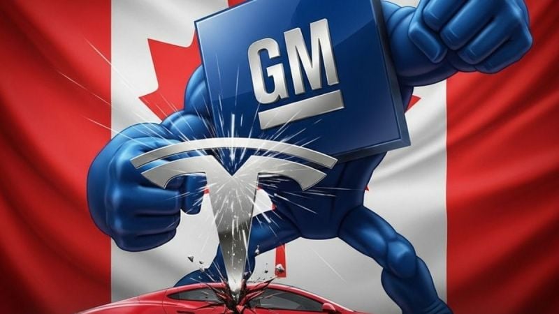 GM Smashes Tesla In Canada
