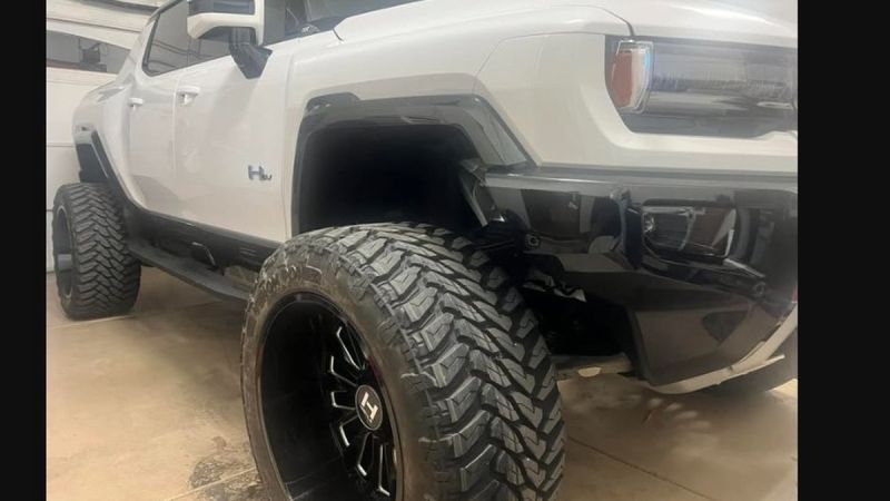 GMC Hummer EV with Lifted Suspension