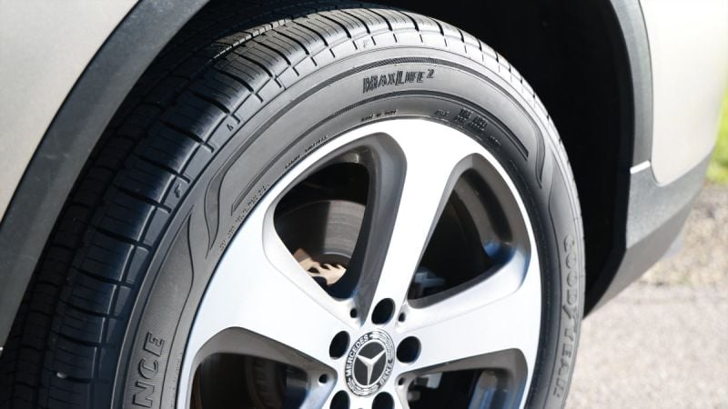 Goodyear Assurance MaxLife2 Tire On a Mercedes-Benz Wheel Offers Outstanding Longevity