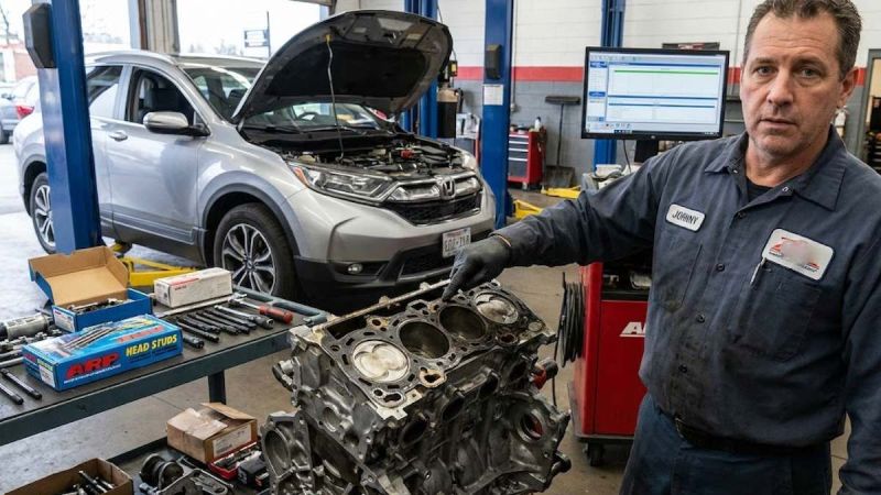 Honda Tech in the shop with the 2019 Honda CR-V 