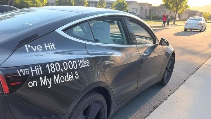 I've Hit 180,000 Miles in My 2018 Dual Motor Long Range Model 3 And This Is What My Maintenance Involved