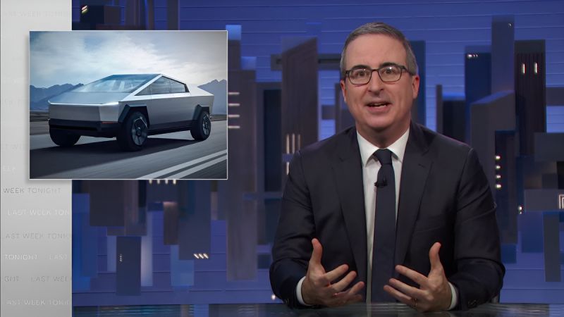 Elon Musk, Tesla Cybertruck, Last Week Tonight with John Oliver