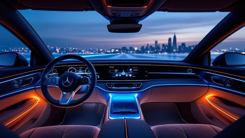 Future Mercedes Digital Dash