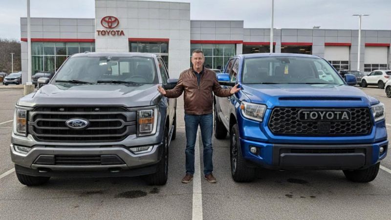 2025 Ford F-150 and Toyota Tundra