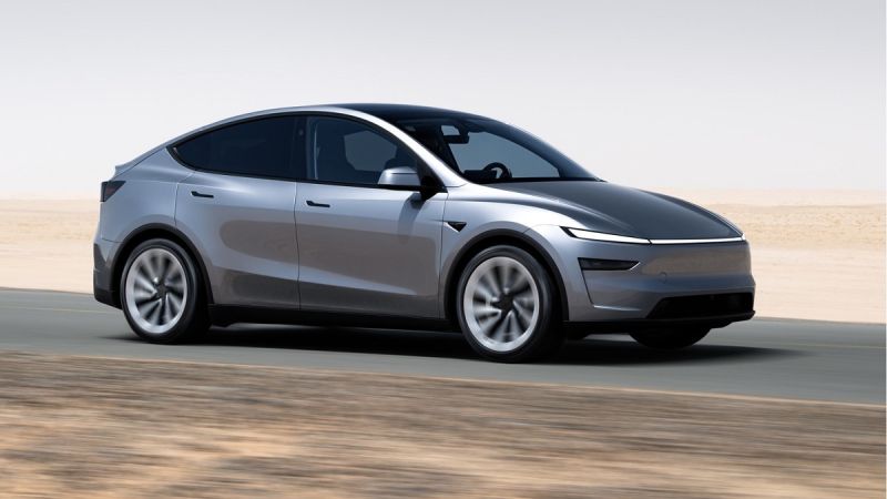 Silver 2026 Tesla Model Y