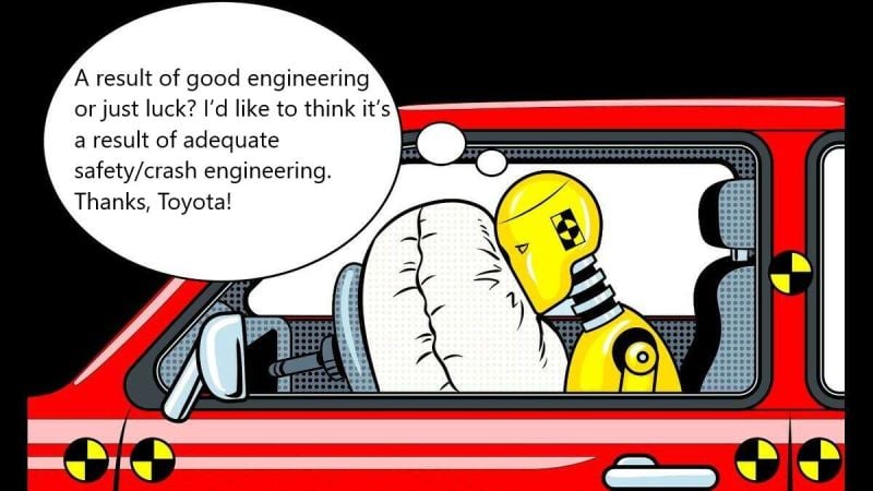 Family Survives Collision Thanks to Toyota