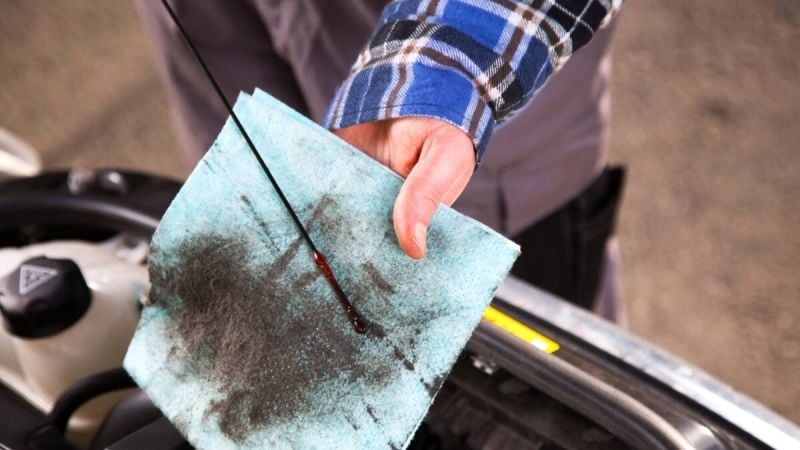 When Your Oil Fill Level Is Past The Recommended Marks