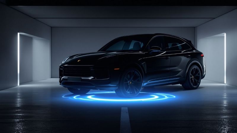 Porsche Wirelessly Charging