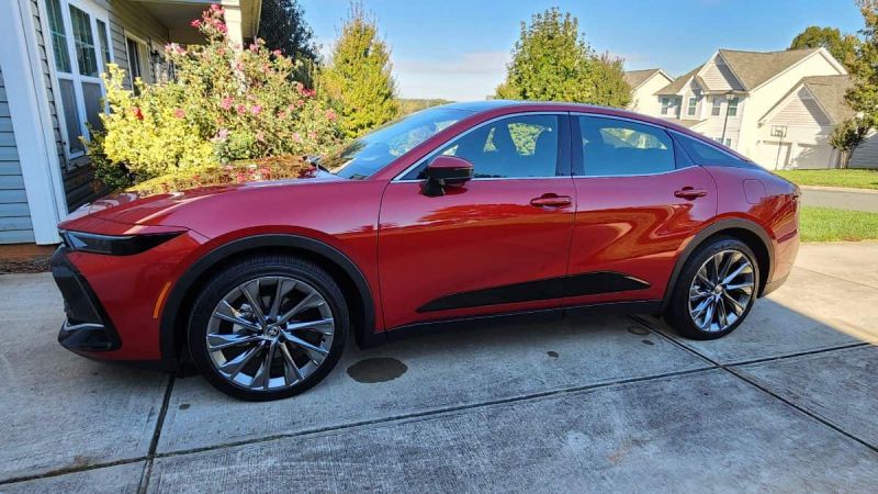 Red 2023 Toyota Crown XLE Review