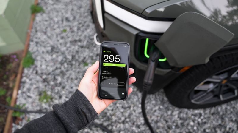Rivian R1t Charging