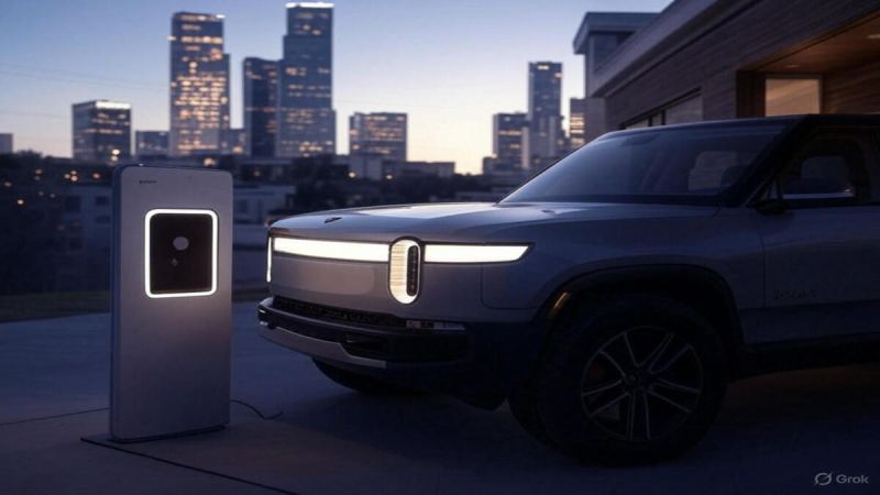 Rivian Charging Setup