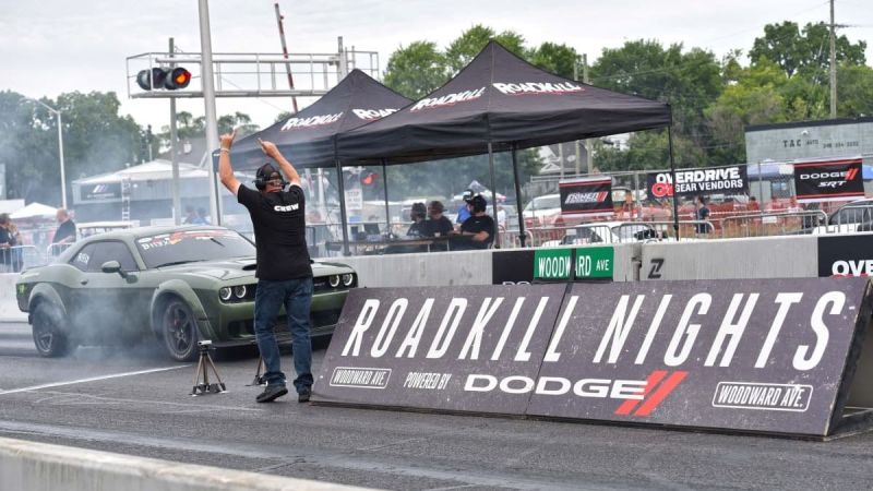 Dodge Challenger Competing at Roadkill Nights