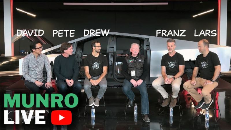 Sandy Munro with Tesla Executive team