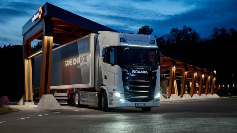 Scania 45 S Electric Semi Truck