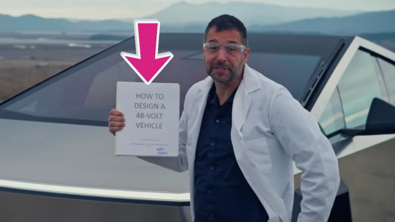 Tesla Cybertruck 48-volt