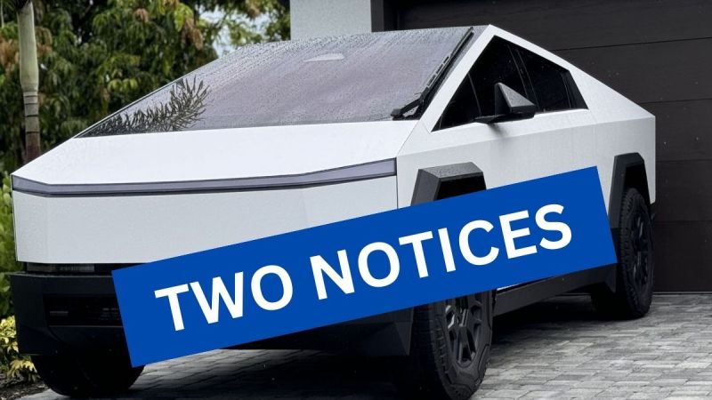 Tesla Cybertruck bumper and suspension issues