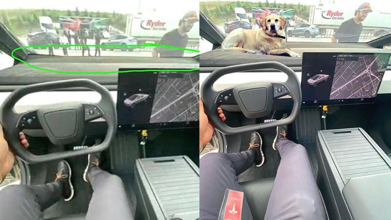 Cybertruck Is Much Larger Inside Then Some Have Lead On: Cockpit View of Cybertruck vs Model Y