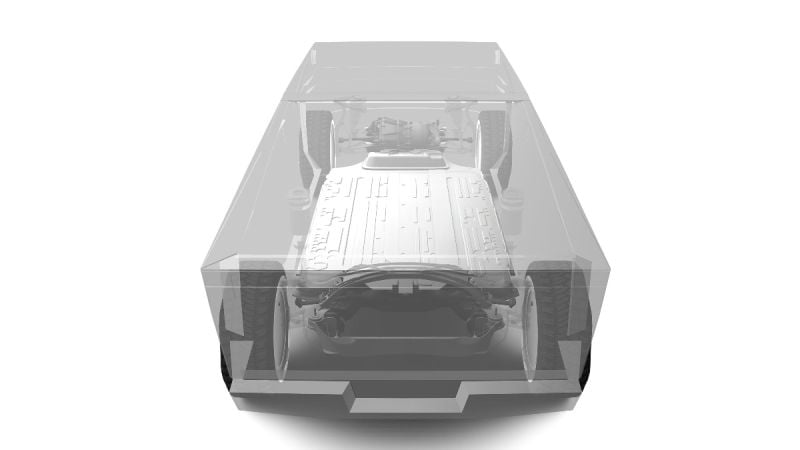 Tesla Cybertruck powertrain