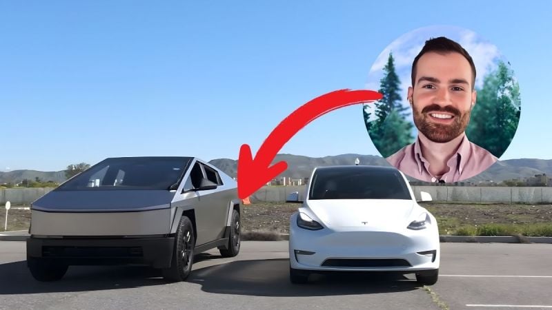 Tesla Cybertruck, Tesla Model Y, Sawyer Merritt