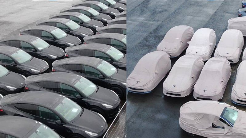 Tesla Giga Berlin production Model Y vehicles