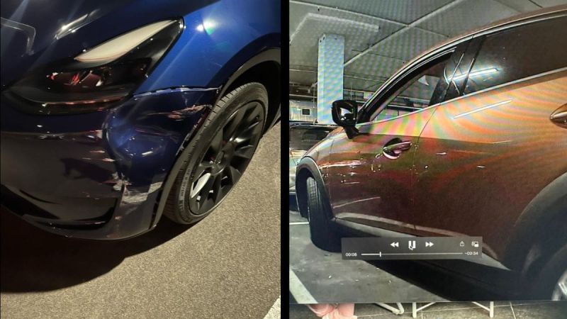 Someone Hit My Tesla and Drove Off, I Have It on Camera But the Footage Might Not Be Enough to Catch Them