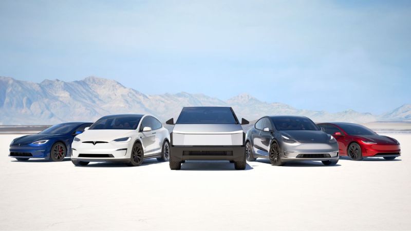 Tesla Model S, 3, Y, X, Cybertruck