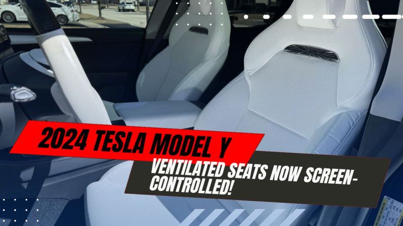 Tesla Model Y Interior, White
