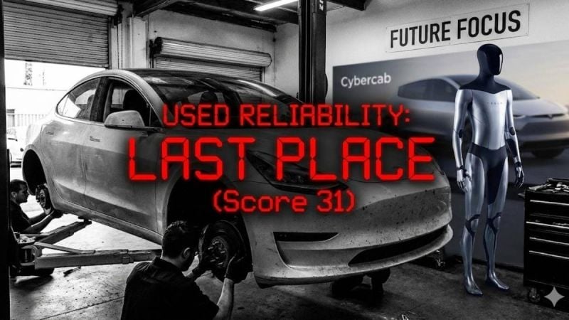 Tesla Ranks Last In Quality