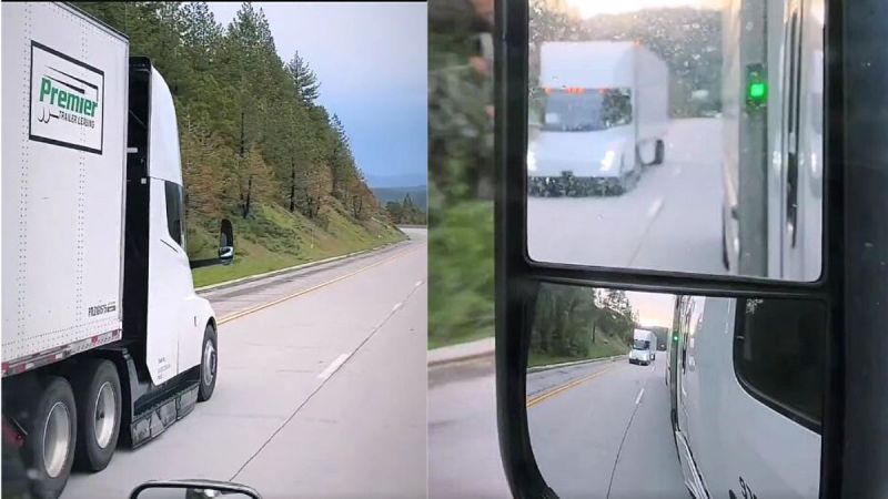 Tesla Semi Takes to the Road with Premier Trailer Leasing Trailer In Quiet Ride