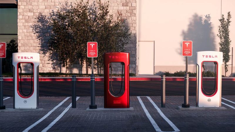 Tesla supercharger