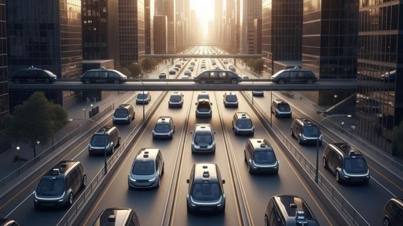 The Coming World Of Autonomous Cars Rendered By Gemini