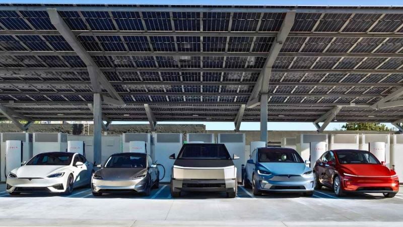 Tesla Cybertruck, Model S, 3, X, Y