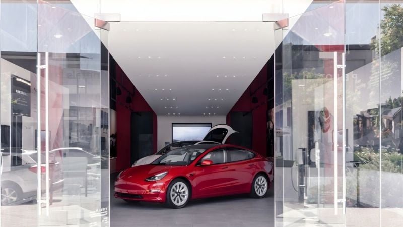 Tesla showrrom