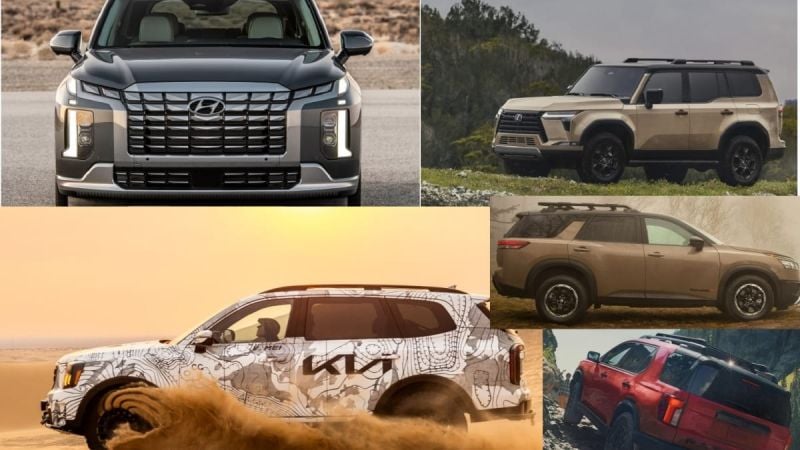 Kia Telluride, Nissan Pathfinder, Lexus GX550 and a few more are the best SUVs that still offer a V-6 engine without the complexity of electrification