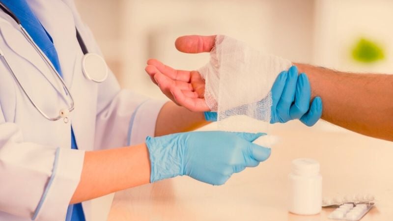 Busted Knuckles from Wrenching on a Car