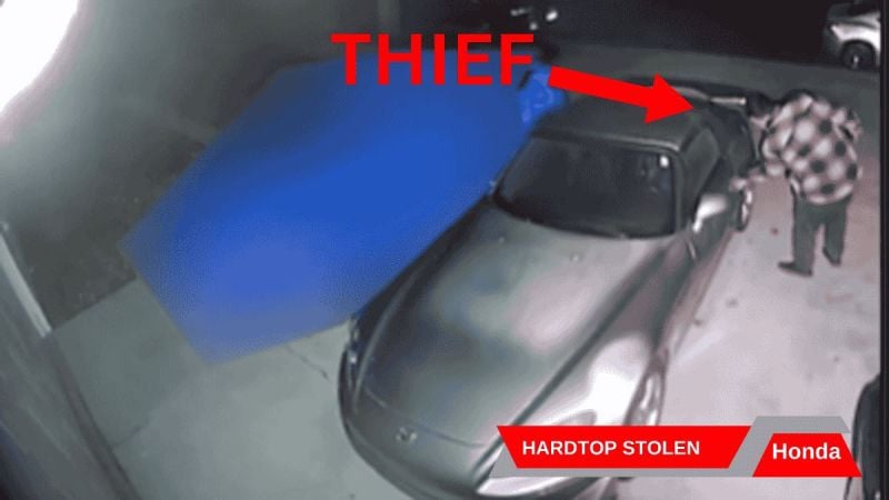 Thief Approaching Honda S2000