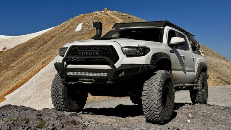 This Huge Rock Jumped Out at My Toyota Tacoma While Driving And Messed Up My Alignment Pretty Bad, Now Either Dealership Or Unhooking The Battery For a Few Minutes