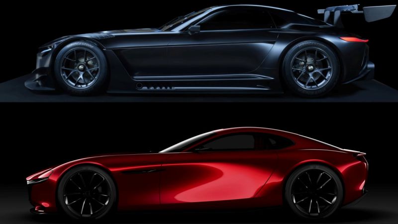 Toyota GT3 Concept and Mazda RX Vision share very similar proportions, but the similarities continue under the skin
