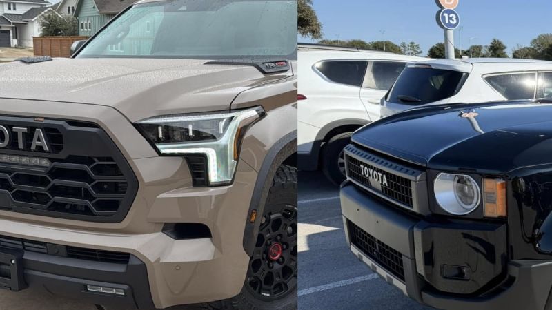 toyota Sequoia and Toyota Land Cruiser J250