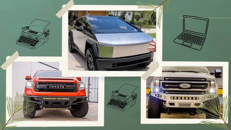 Tesla Cybertruck, Ford F-150, Toyota Tundra