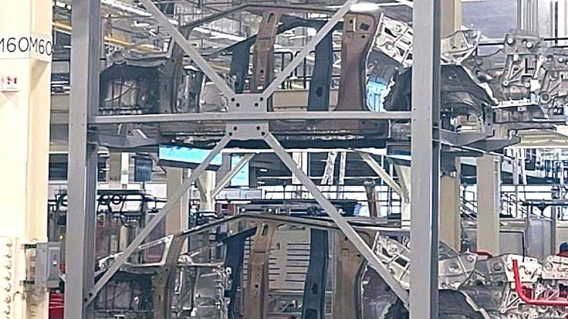 Two Cybertruck Body-in-Whites Frames Are Making Big Rounds on Twitter, Suggesting Production Start