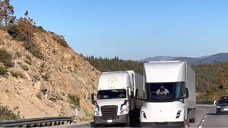 Weight Matters Tesla Semi's Impressive Pass with Heavy Load