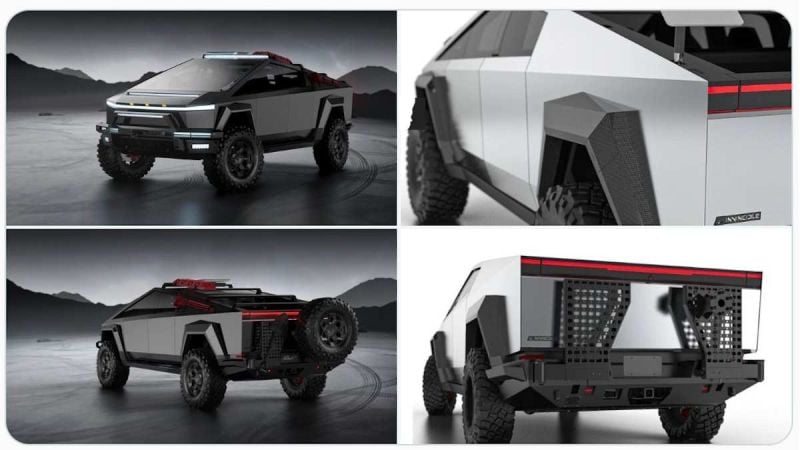 Tesla Cybertruck Becomes Even More Protected With Armored Accessories And More Being Sold By UnpluggedPerformance For Cybertruck