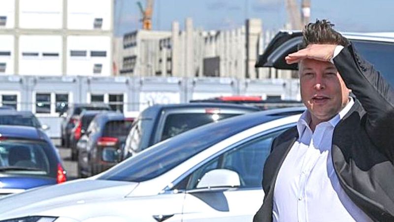 Elon Musk looking ahead.