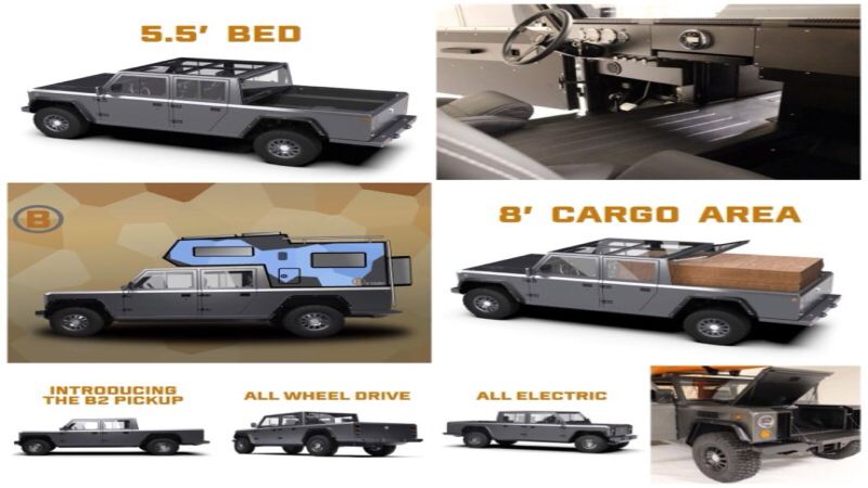 The Bollinger B2 Pickup Truck as Introduced by Bolliger on Their Website