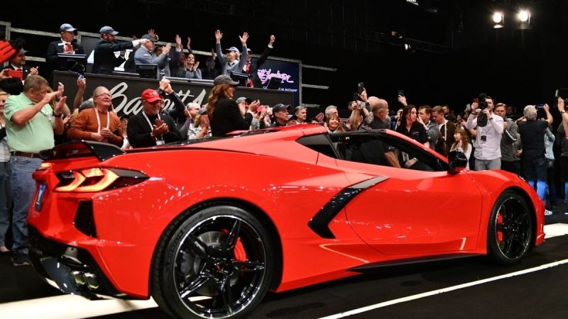 2020 Chevrolet Corvette Stingray at the Barrett-Jackson Auction