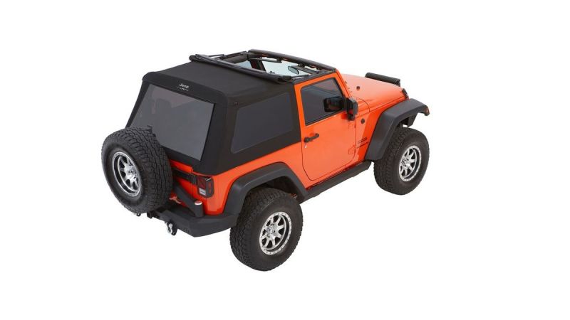 Image of Wrangler soft top courtesy of Bestop.com