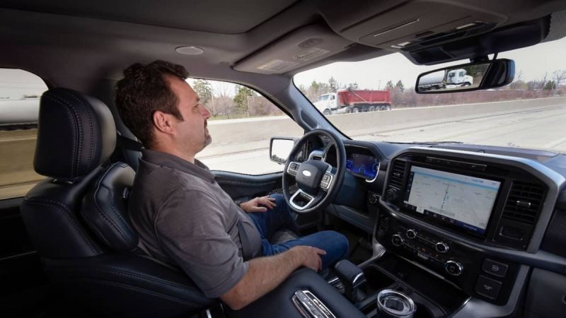 image showing Ford's BlueCruise courtesy of For